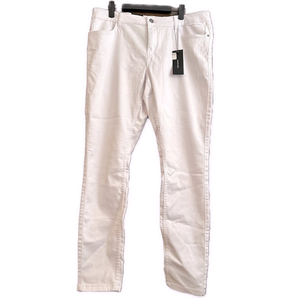 Vero Moda Women’s White 7 Seven Shape-up Slim Skinny Jeans Size XL 34/35 NWT